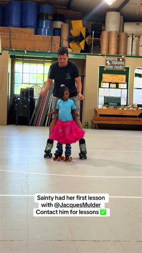 Sainty's First Skating Lesson with Jacques Mulder