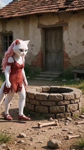 The magic well — cat story with kittens