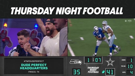 Dude Perfect Crew reacts to crucial Micah Parsons play | 'TNF' Dude Perfect