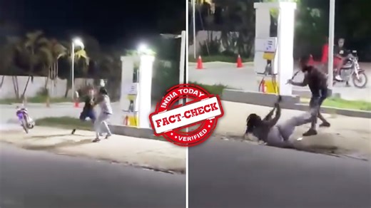 Fact Check: Brutal video of man’s hand getting chopped during machete fight is NOT from India