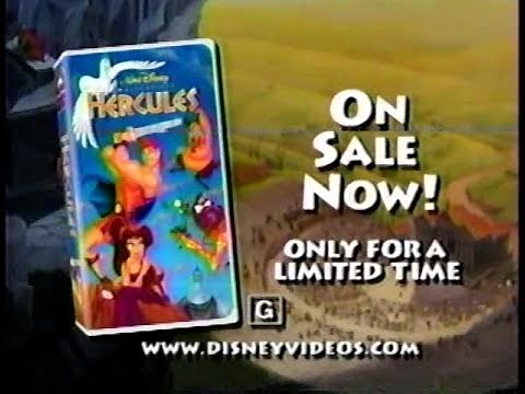 Hercules Disney VHS Commercial (1998)
