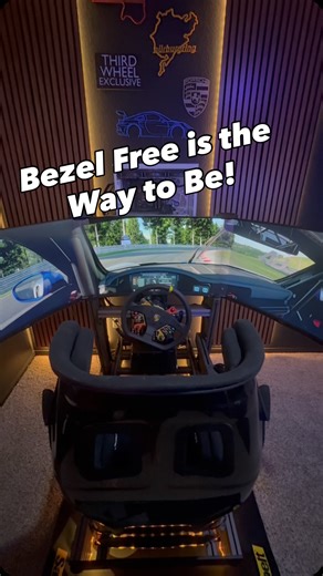 Jay Bell on Instagram: "Asus bezel free kit isn’t the only option sim racers have anymore but for those looking to use them with 32” monitors, this is how it’s done. #simracing #triplemonitor #simracingsetup #cupcar2 #bezelfreekit #racingsimulator"