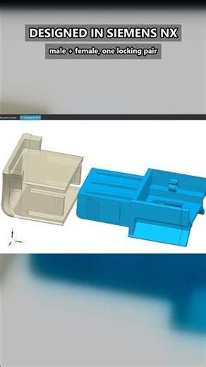 3D Printed Snap-fit lock: NX → Creality K1C → one click