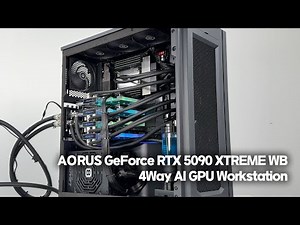 $30,000 Threadripper Pro 7975WX ㅣRTX 5090 XTREME 4Way