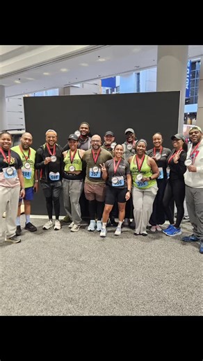 **Medal Monday 🏅 @onthe9runcrew showed up and showed out. Grateful for the community, the support, and everyone chasing their goals. Big love to the volunteers and cheer squad 🙌 #cararuns Mile Per Hour at @mccormickplace during the Auto Show was a vibe.** #running #onthe9runcrew #runchi #chirunning | Anthony Craig