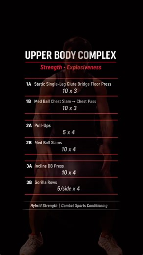 Upper Body Complex For Combat Sports