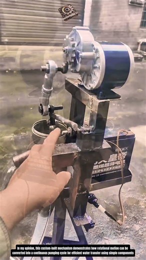 Innovation DIY Motorized Water Pump Machine : How to Create Continuous Flow