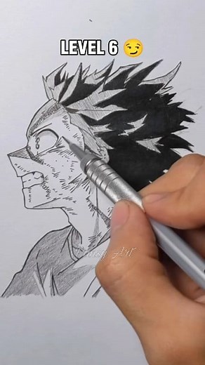 439K views · 15K reactions | Drawing Izuku Midoriya in different level (2025) #drawing #fblifestyle #midoriyaizuku #howtodraw #sketch | Pansy Art | Facebook