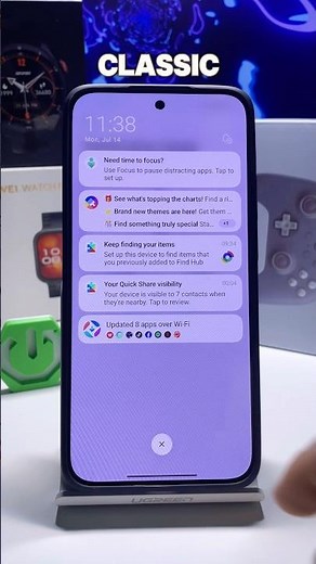 CHANGE NOTIFICATION SHADE ON ANDROID✨ #notification #androidtricks #techtok #shade