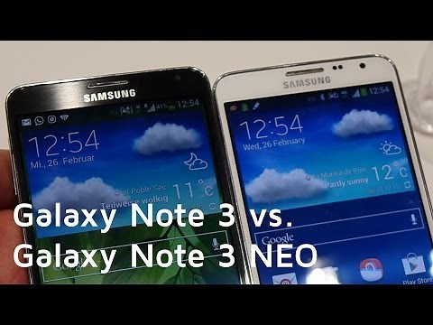 Galaxy Note 3 vs. Galaxy Note 3 NEO | Vergleich