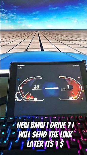 ​BMW iDrive 7 Style SimHub Dashboard | Realistic Glow & Dynamic Map (All Games)