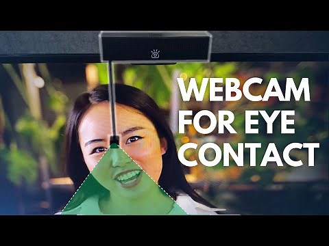 Eye Contact Webcam 4K - NO TELEPROMPTER! iContact Camera Pro