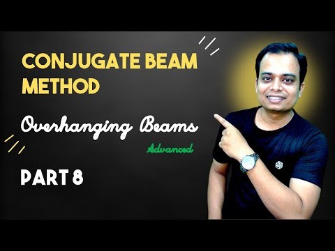 Conjugate Beam Method Part 8: Overhanging Beam | Slope & Deflection Explained |