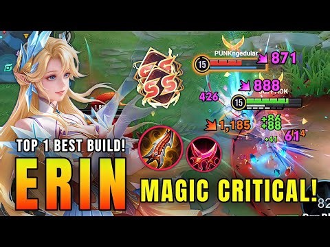 18 KILLS!! Erin’s Epic Monster Magic Critical Damage | Top 1 Best Build - Honor of Kings