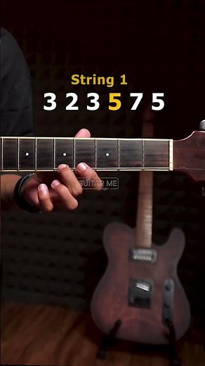 1 String Celine Dion My Heart Will Go On Guitar Tutorial #guitartutorial #music #shorts #fyp
