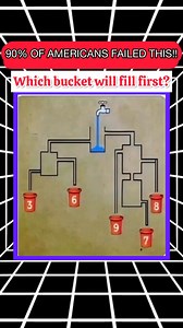 222K views · 4.3K reactions | Which bucket will fill first? #quiz #QuizTime #fun #noblequiz #fblifestyle | iPhone Series | Facebook