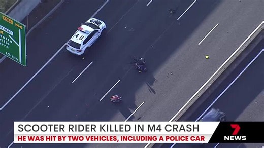 Tragic accident on Sydney's M4 motorway
