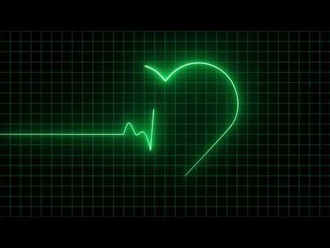 Heartbeat Monitor Green Screen | FREE EKG Pulse Line Animation (4K Motion Graphic)