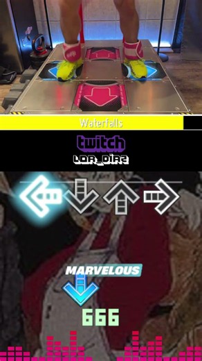 Waterfalls by TLC | | #ddr #dancedancerevolution #stepmania #itgmania #shorts