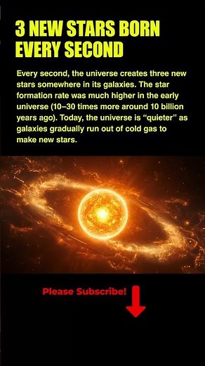 3 New Stars Born Every Second