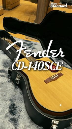Fender CD-140SCE [13,5OO฿] ➝ กีตาร์โปร่งไฟฟ้า Solid Top มาพร้อมภาคไฟฟ้า Fishman มีจูนเนอร์ในตัว
