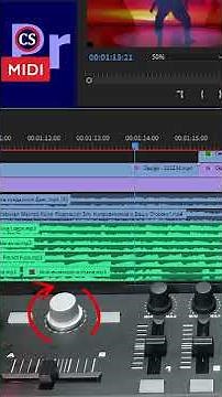 FREE MIDI Controller translator to Premiere Pro, any USB MIDI Control support #shorts #premierepro
