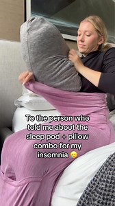 597K views · 231 reactions | "My first night with the sleep pod was the best sleep I ever remember having” The Sleep Pod is the ultimate lightweight and breathable blanket that dreams are made of. ️ Stay cool with breathable fabric 殺 Experience gentle compression therapy  Enjoy the freedom of four-way stretch fabric  30 Night Sleep Guarantee. Order now and discover the magic of blissful sleep  | Hug Sleep Pod | Facebook