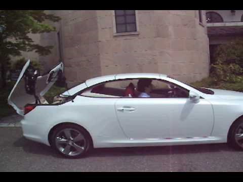 レクサスIS250C アルミルーフオープン！