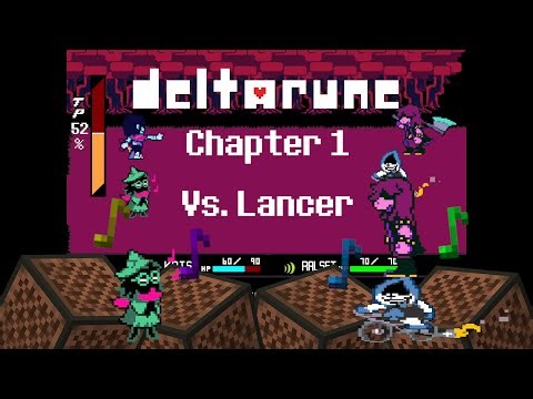 Deltarune - Chapter 1 - Vs. Lancer(Minecraft Note Block Studio)