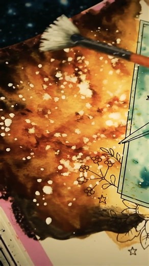 Coloring in JOHANNA BASFORD'S Adult Coloring Book with WATERCOLOUR #adultcoloring