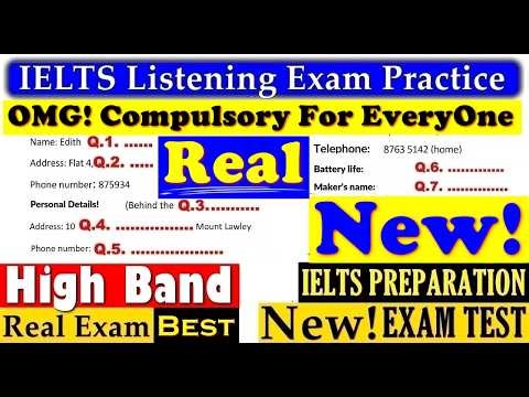 IELTS LISTENING PRACTICE TEST 2026 WITH ANSWERS | 21.01.2026