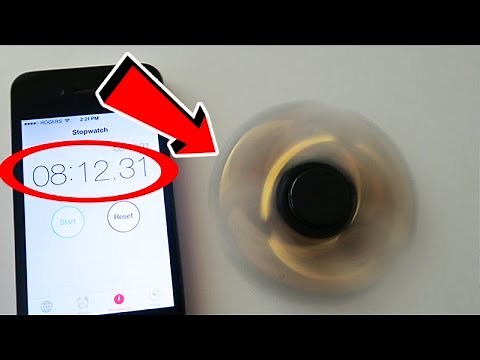 HOW TO MAKE A FIDGET SPINNER GO FASTER! (FIDGET SPINNER HACKS)