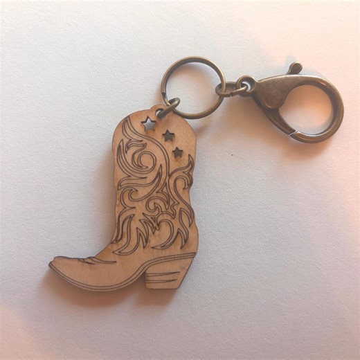 Wooden Cowboy Boot Keychain for Cowgirl Gifts for Her Western Keychains for Women Key Ring Southwestern Key Chain Accessories Rodeo Themed - Etsy
