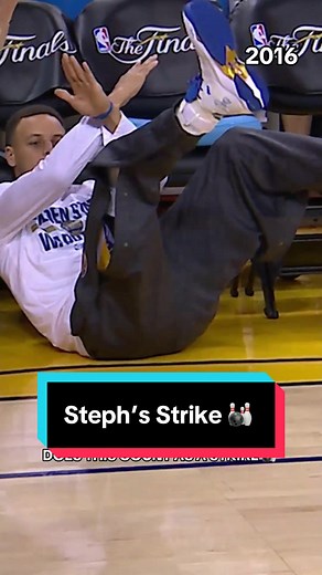 Steph Curry's Hilarious Bowling Pin Act in NBA Moments