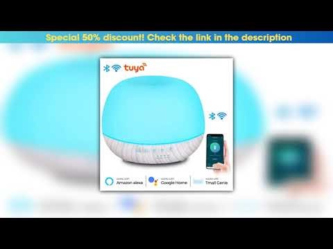 Discount Smart WiFi 500ml Aromatherapy Essential Oil Diffuser Air Humidifier, Connect with Tuya, Al