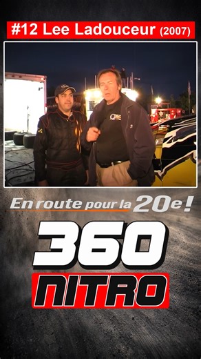 𝗘𝗻 𝗿𝗼𝘂𝘁𝗲 𝗽𝗼𝘂𝗿 𝗹𝗮 𝟮𝟬𝗲 | 𝗟𝗲𝗲 𝗟𝗮𝗱𝗼𝘂𝗰𝗲𝘂𝗿 ⏪ Retour en arrière en 2007, au Cornwall Motor Speedway. Entrevue d’archives avec Lee Ladouceur, alors que la génétique de la famille Ladouceur portait déjà ses fruits en formant des pilotes talentueux. Un autre exemple où la passion se transmet et se transforme en performance sur la piste. Un souvenir marquant de nos archives. ➡️ Le 10 novembre 2026, on célèbre 20 ans de passion avec 360nitro ! #enroutepourla20e #leeladouceur #360