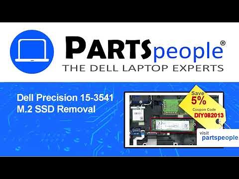 Dell Precision 15-3541 (P80F003) M.2 SSD How-To Video Tutorial