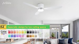 1stshine LED Ceiling Fan Energy Efficient Adjustable Light 3 Color LED Lighting Ceiling Fan