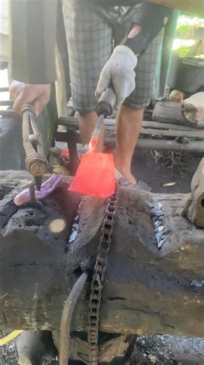 Unique Handmade Spade Socket Making #blacksmith #tradisionalhandmade