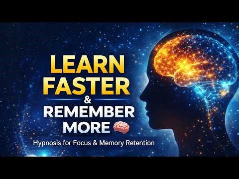 Learn Faster & Remember More 🧠 Hypnosis for Focus & Memory Retention