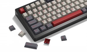 COSTOM 138 Keys Double Shot PBT Keycaps, Cherry Profile Retro Custom Keycaps, No Tear & Never Fades for Mechanical Keyboard, Compatible with 61/64/68/84/87/100/104/108 Cherry MX Switches