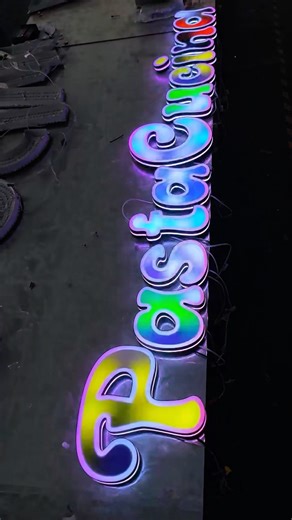 Warm Light LED Storefront Signs: Inviting Atmosphere for US & UK Cafes & Restaurants #sign #signage