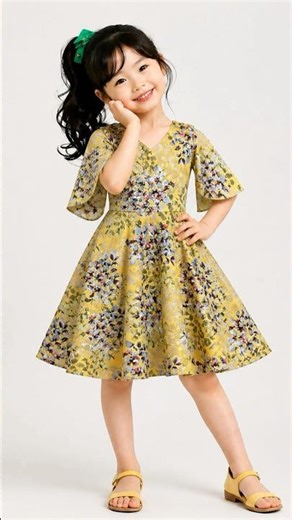Easy Little Girl Dress Designs Every Mom Can Try 💕#shorts #fashion