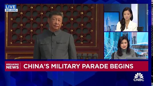 China displays military might in Victory Day Parade