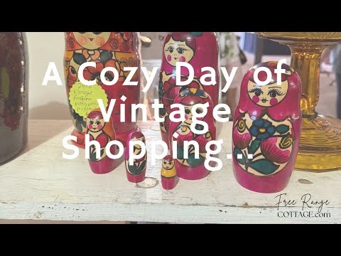Wandering Through Vintage Market Days ✨ Cozy Cottage Finds & Inspiration