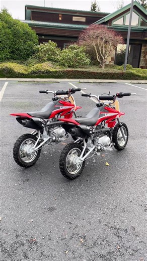 2 clean discontinued Baja 50cc pitbikes semi auto with 4 gears ⚙️ #baja #pitbikes #discontinued #FYP #razor