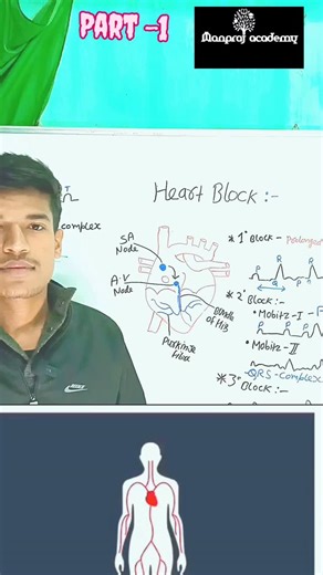 Raj singh on Instagram: "Heart block, AV block, First degree heart block, Second degree heart block, Third degree heart block, Complete heart block, ECG heart block, Heart block ECG, Cardiac conduction system, AV node block, Bundle branch block, ECG interpretation, Arrhythmia, Bradycardia, Cardiology basics, Nursing cardiology, Medical shorts, Nursing exam, NORCET cardiology, GNM nursing, BSc nursing, Medical education, Physiology heart, ECG basics, Heart rhythm disorders, Cardiology shorts, Med