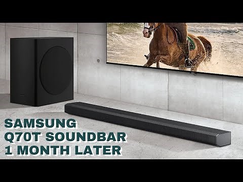 Samsung Q70T Soundbar Review - 1 Month Later!