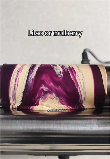 Lilac or mulberry #guessthecolor #colormixing #satisfying #relaxation #fyp