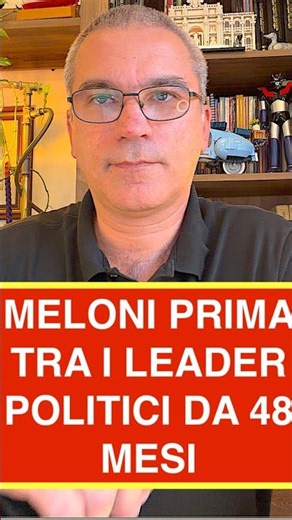 MELONI TOPS POLITICAL LEADERS FOR 48 MONTHS. VANNACCI ALSO ARRIVES
